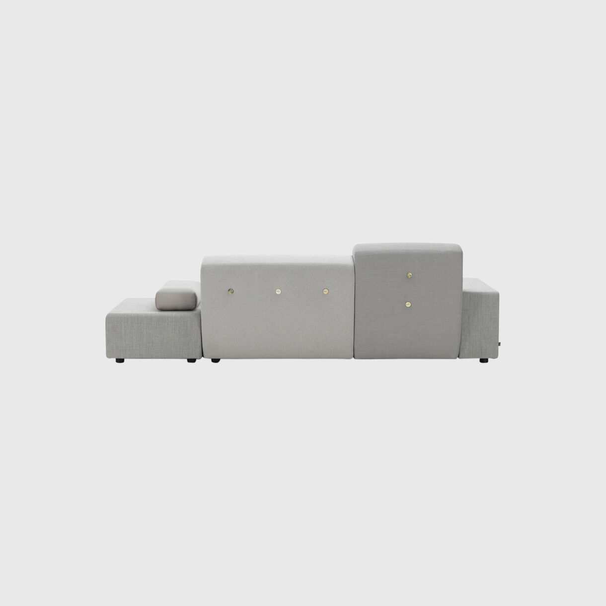 Polder Sofa, Armrest Left, Fabric Mix - Pebble Grey